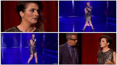 Silvia Abril parodia la actuación de Barei en Eurovisión: se le caen las bragas cantando el 'Say yay!'