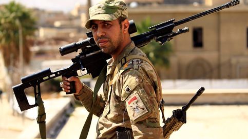 Francotiradores en el frente de Mosul
