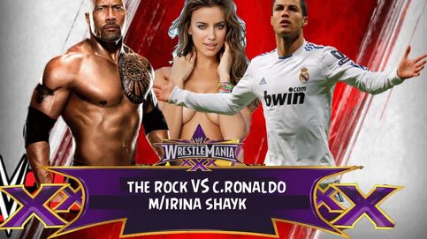 Cristiano Ronaldo y The Rock luchan en el ring por el corazón de Irina Shayk