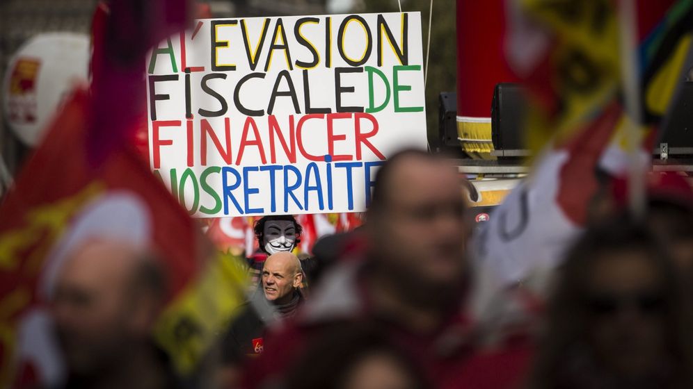 Foto: Manifestación en contra de la reforma de las pensiones en 2013 en París, Francia. (EFE)