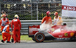 Abandono de Fernando Alonso en el GP de Italia
