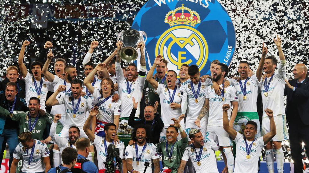 Wallpaper Real Madrid 13 Champions League Trophies