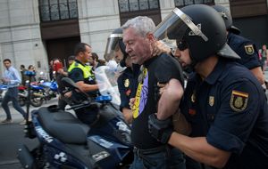 Jorge Verstrynge, detenido en la protesta republicana