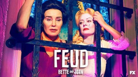 Imagen promocional de 'Feud: Bette and Joan' con Jessica Lange y Susan Sarandon.