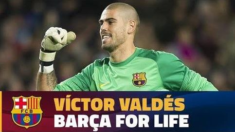 El emotivo homenaje del Barcelona a Víctor Valdés