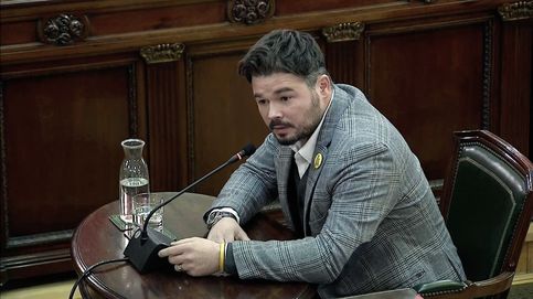 Gabriel Rufián se enzarza con Vox en el juicio del 'procés', pero responde a sus preguntas: Me parece una vergüenza