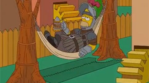 Los Simpson rinde tributo a Juego de Tronos
