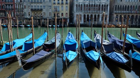 Lo nunca visto: los canales de Venecia están desiertos por el coronavirus