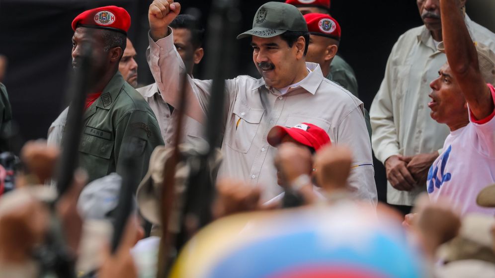 Foto: Nicolás Maduro, en un acto en Caracas. (EFE)