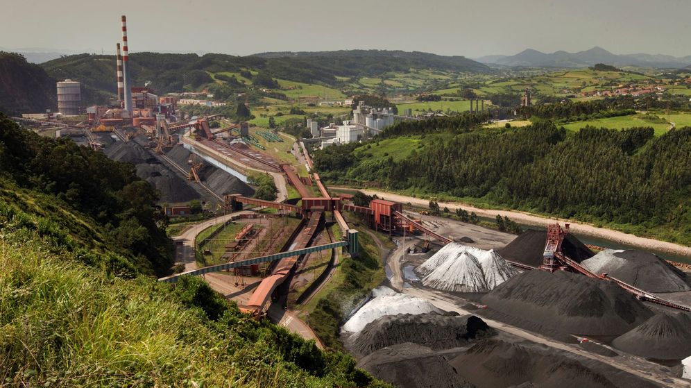 Foto: Planta térmica de carbón de Aboño, en Asturias. (EFE)