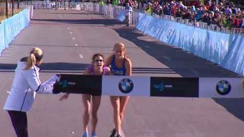 100 metros de dolor: así sufrió la ganadora del maratón de Dallas en la recta final