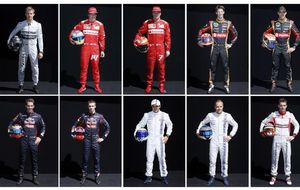 Los 22 pilotos de la parrilla de Fórmula 1 en 2014