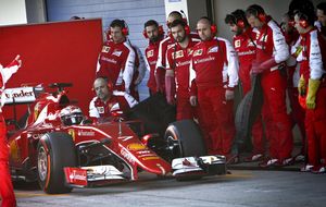 Ferrari dominó la última sesión en Jerez