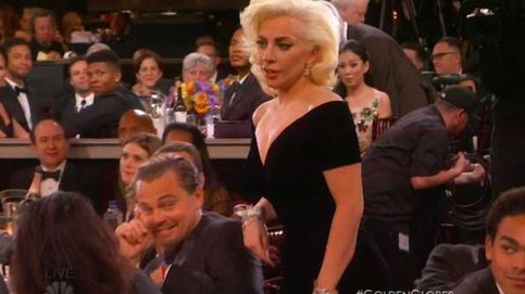 Lady Gaga empuja a Leonardo DiCaprio
