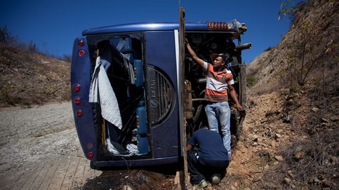 El accidente (sin heridos graves) del autobús en el que viajaba el Huracán argentino