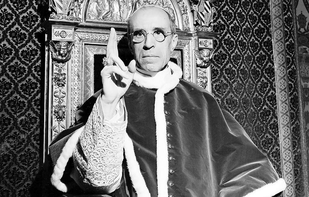 Foto: Pio XII fotografiado en 1945. 