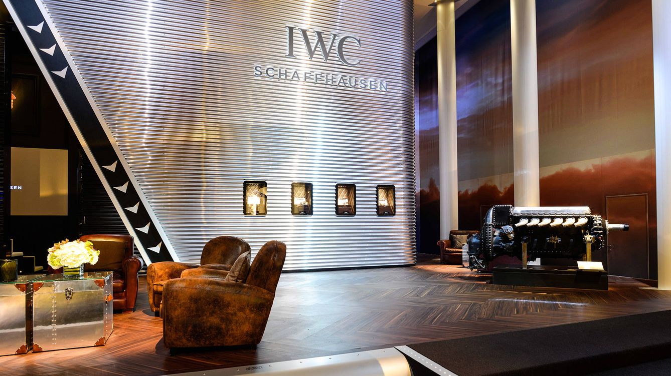Foto: Imagen del stand de la firma de relojería IWC durante el pasado Salón de la Alta Relojería de Ginebra, en Suiza. 