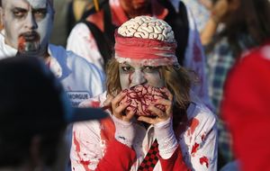 Invasión zombie contra el cáncer cerebral