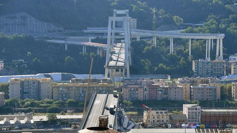 Todas la fotos del accidente del puente en la autopista de Génova