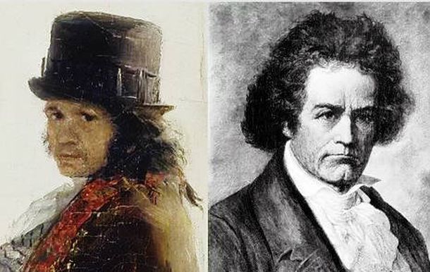Foto: Goya y Beethoven