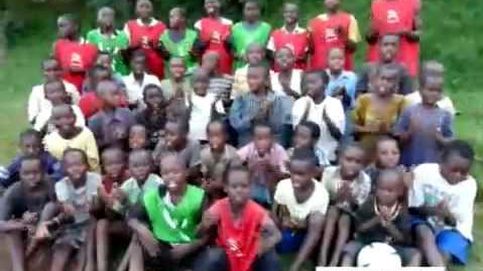 Los niños del Congo que cantan el himno del Athletic