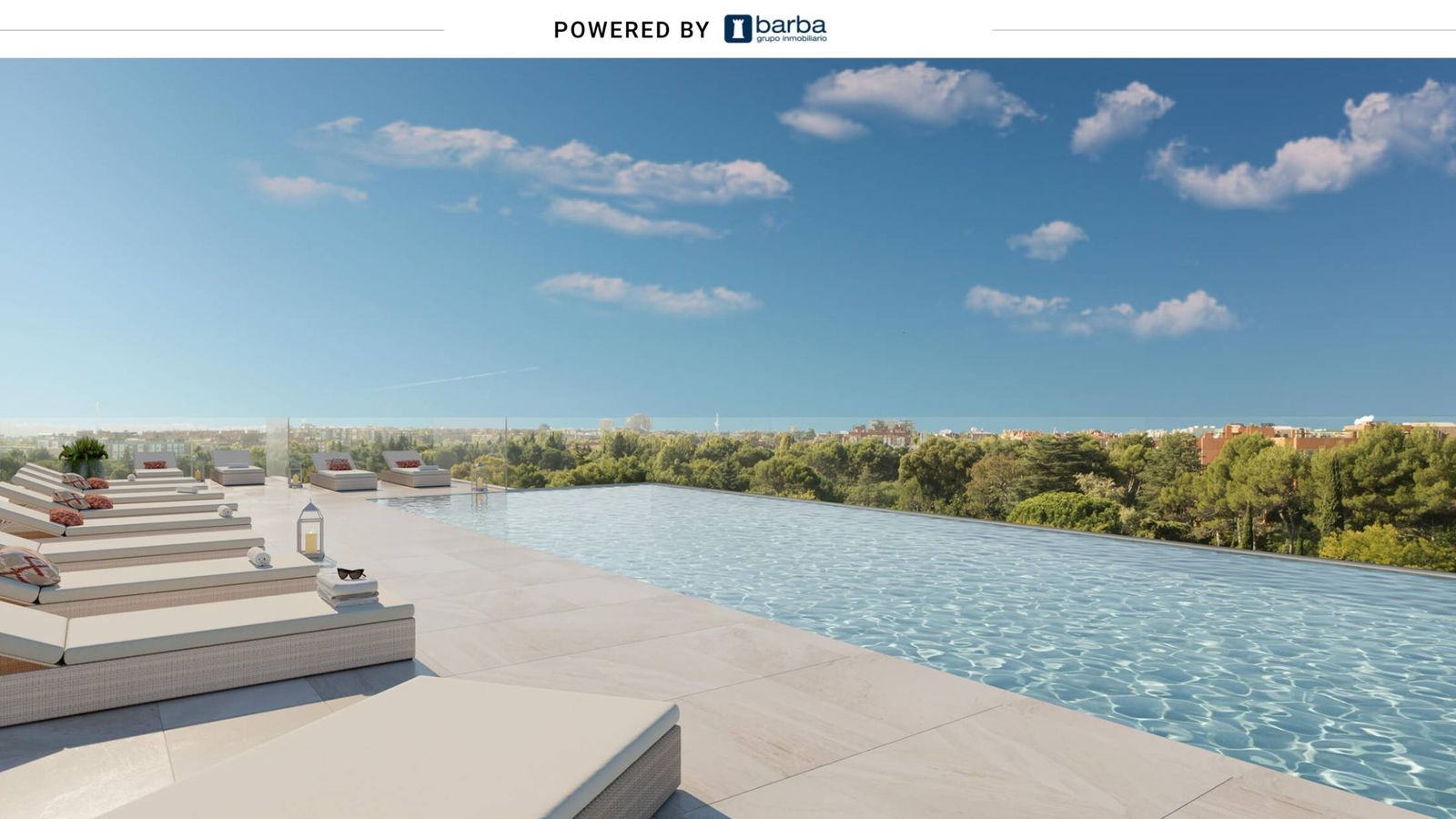 Viviendas en Madrid con terraza, jardín y piscina junto a un parque histórico thumbnail