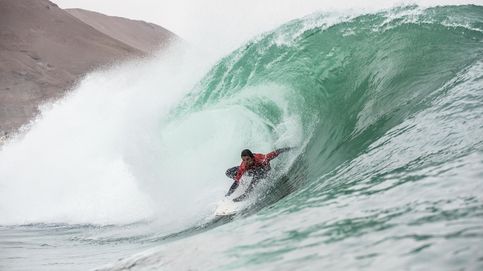 La francesa Justine Dupont podría haber surfeado la ola más grande de la historia del surf femenino en Nazaré (Portugal)