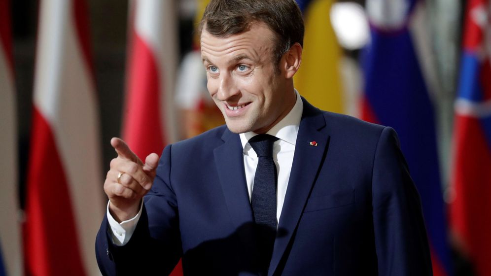 Foto: Presidente Macron en la cumbre de esta semana. (EFE)