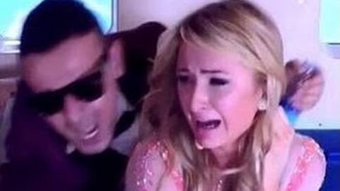 Pánico en el avión: Paris Hilton, víctima de una broma en la televisión
