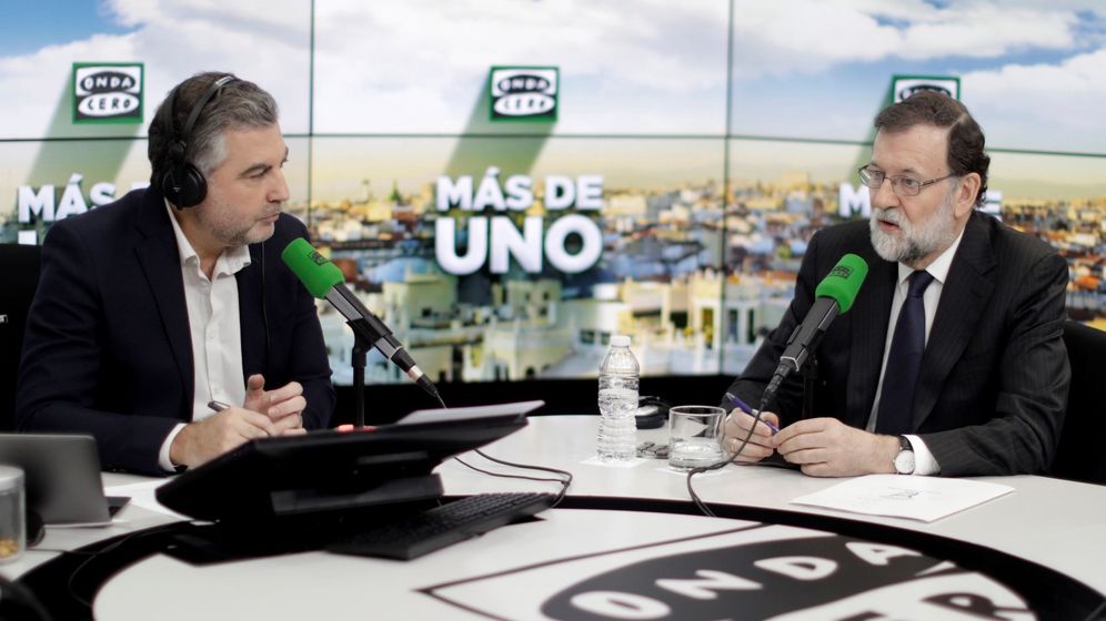 Foto: Rajoy, en su entrevista en Onda Cero. (EFE)
