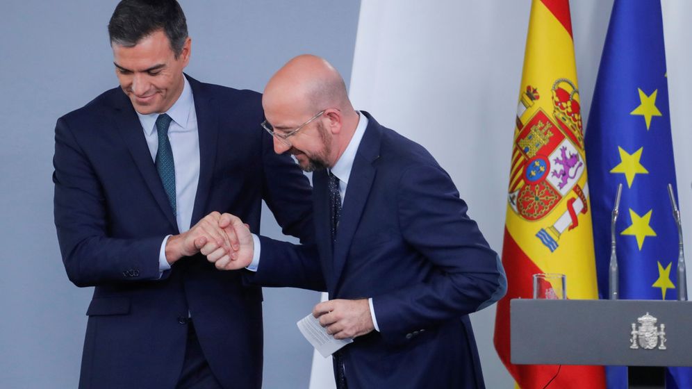 Foto: Pedro Sánchez junto a Charles Michel, presidente del Consejo Europeo. (Reuters)