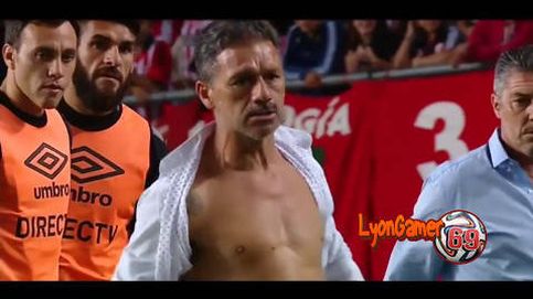 La increíble reacción de Nelson, entrenador del Estudiantes de Argentina, tras ser expulsado