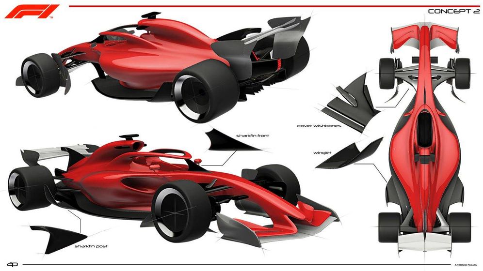Foto: Los tres nuevos conceptos revolucionarios que presenta la F1 para 2021