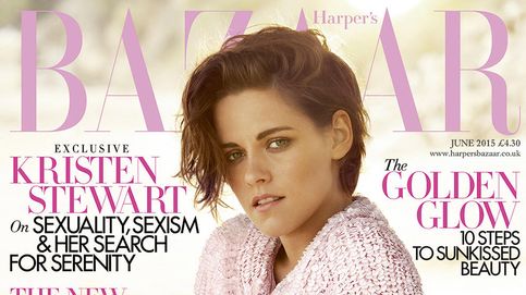 Kristen Stewart posa en versión 'niña buena' para 'Harper's Bazaar'