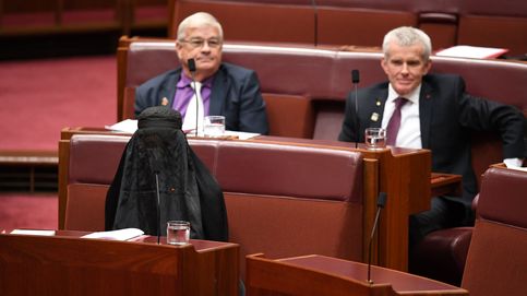 Un burka en el Parlamento de Australia 