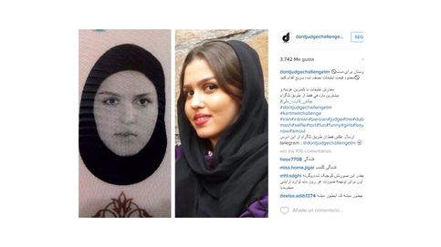 Los jóvenes iraníes se rebelan en Instagram publicando su fotografía de carné de identidad 