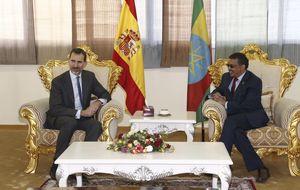 Felipe VI cumple 47 años en Etiopía