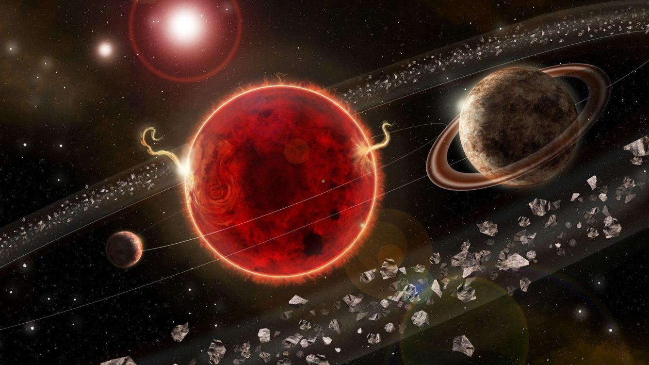 Foto: Hallan un sistema similar al de la Tierra y el Sol. EFE Science Advances Lorenzo Santinelli 