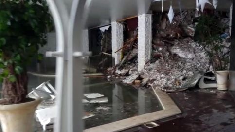 Las primeras imágenes de cómo ha quedado el interior del Hotel Rigopiano tras el alud