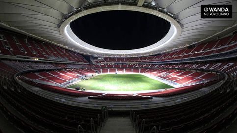 Césped colocado: ya se puede jugar al fútbol en el Wanda Metropolitano