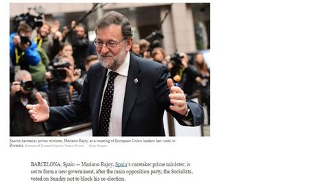 Así cubre la prensa internacional la abstención del PSOE: La crisis termina en España