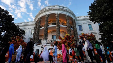 Trump y Melania celebran Halloween rodeados de niños