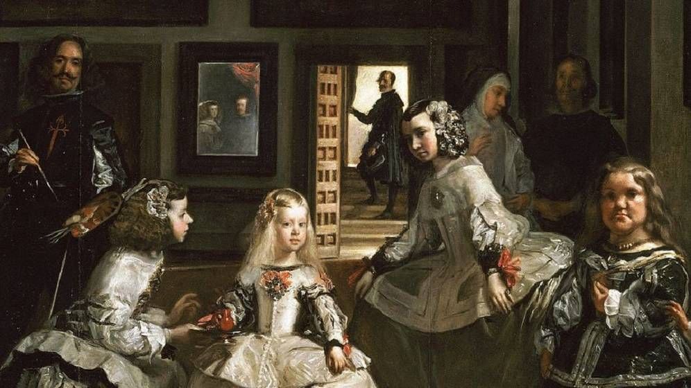 Foto: Detalle de Las Meninas en el que puede apreciarse un autoretrato de Velázquez. (Museo del Prado)