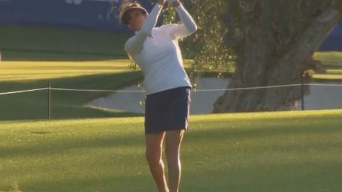 Caitlyn Jenner luce piernas en su primer torneo de golf como mujer