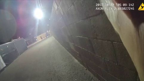 La cámara de un policía graba el momento del tiroteo de Las Vegas