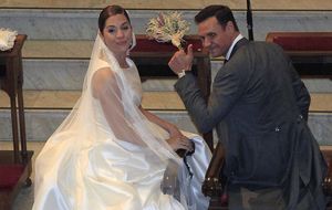 Las imágenes más emotivas de la boda de Leire Martínez