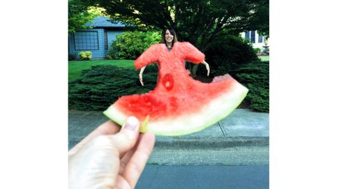 Comer sandía puede ser divertido: llega el watermelon dress