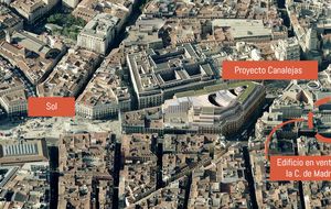 Madrid saca a la venta un edificio junto a la Operación Canalejas por 14 millones