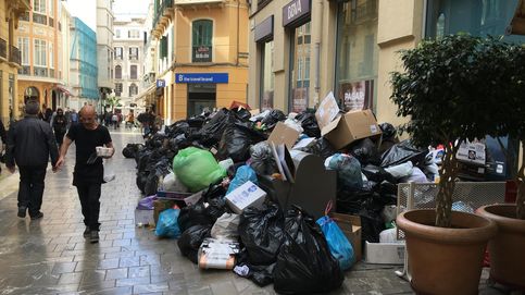 Huelga de basura en Málaga