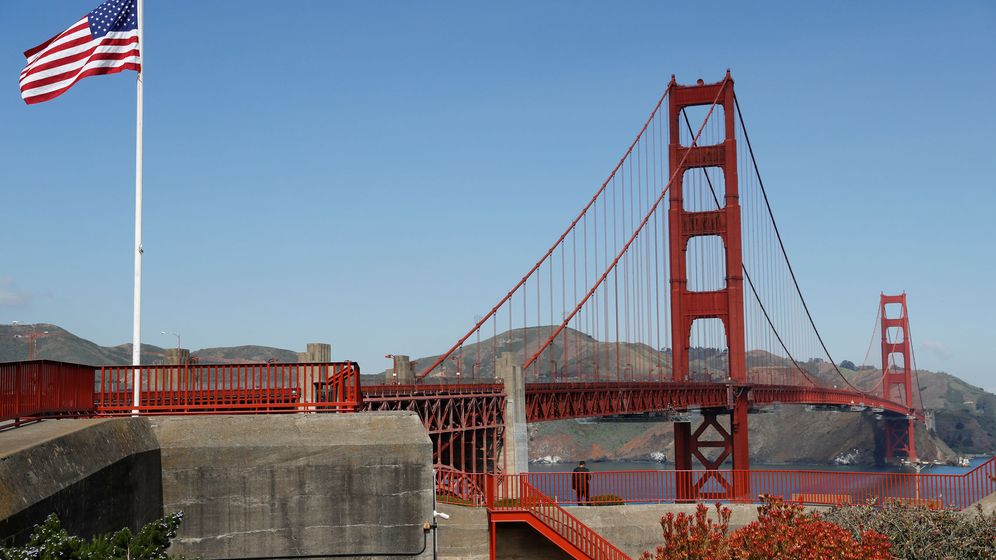 Foto: El puente del Golden Gate este 21 de marzo. (Reuters)